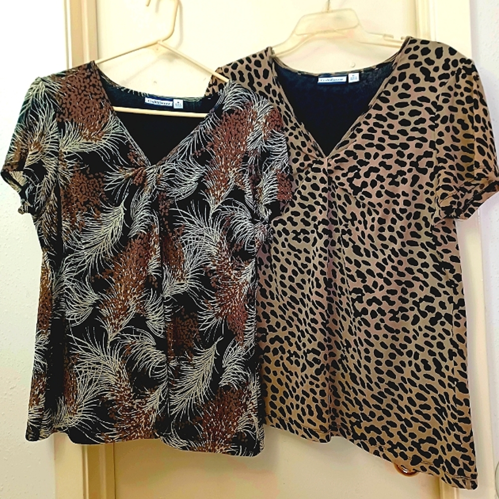 Croft & barrow blowses set (2)size XL